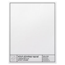 Drafting Frame Template letterhead by Robbirt Drafting Frame Template letterhead