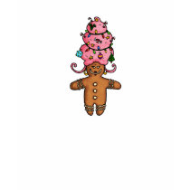 drag queen gingerbread t-shirts
