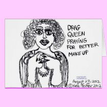 Drag Queen Looking For Better Makeup cards