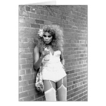 Drag Queen NYC. 1989 Greeting Cards