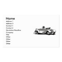 Drag Race Car Business Cards