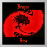dragon1poster, Dragon , Rose posters