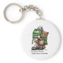 Dragon and Bear Color Mug Keychain