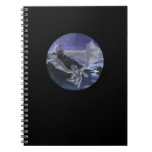 dragon, fantasy, castle, ocean, full moon,