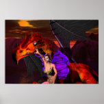 Dragon and Fairy Poster posters