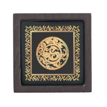 Dragon and Phoenix  Emblem Black Premium Jewelry Box