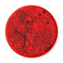 Dragon and Phoenix Magnet