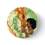 Dragon and Princess Button Dragon and Princess Button
