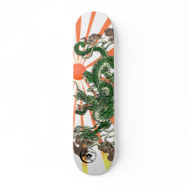 Dragon and Rising Sun skateboards by klove8 Dragon and Rising Sun skateboards