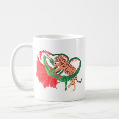 tiger fighting dragon