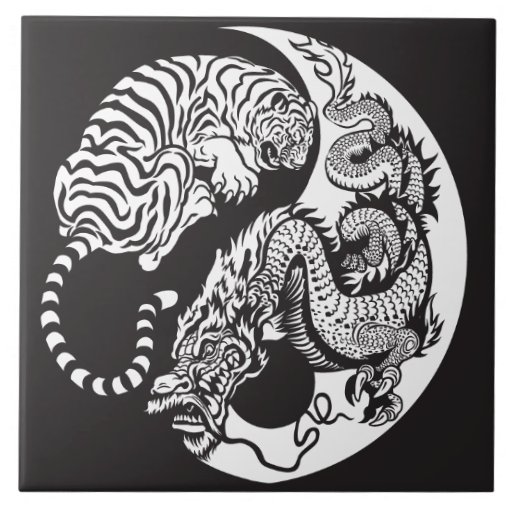 23+ Ying Yang Tattoo Dragon Tigers