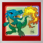 Dragon Art inspired by little t by Scott Rosema Print