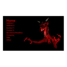 Dragon Attack 2 Sided Business Card