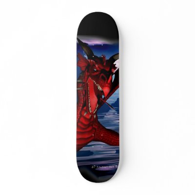 Dragon Attack 3D Fantasy Skateboard