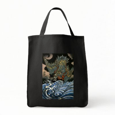 Dragon Tote Bags