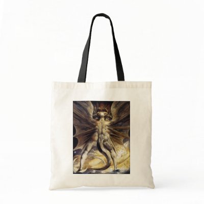 Dragon Bag: Great Red Dragon by William Blake