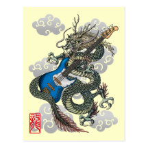 dragon bass postcards
