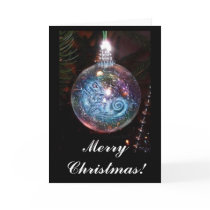 Dragon Bauble Blue cards by ArolosArt Dragon Bauble Blue cards