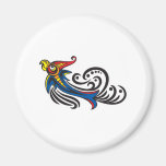 Dragon Bird Tribal Design Magnets