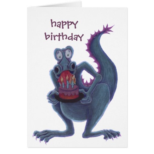 Dragon Birthday Card Zazzle