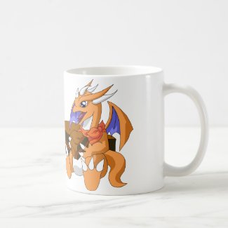 Dragon Birthday with Chocolate Cake Mug