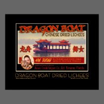 Dragon Boat Dried Lichees fine art poster posters