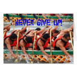 Dragon Boat Race Rowers Show Perseverance cards