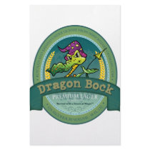 Dragon Bock Beer Label stationery