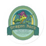 Dragon Bock Beer Label Round Sticker