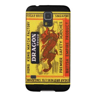 Dragon Brand Vintage Safety Match Label Galaxy S5 Cover
