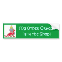 Dragon Bumper Sticker bumper stickers