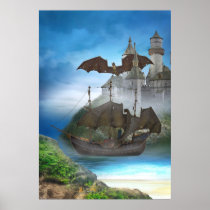 Dragon Castle Poster posters