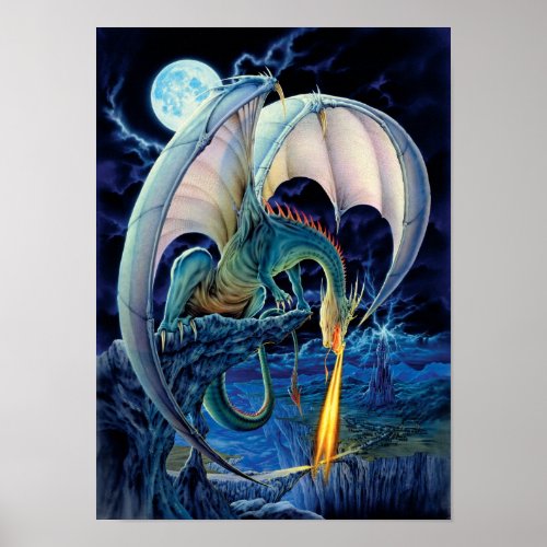 Dragon Causeway Poster print