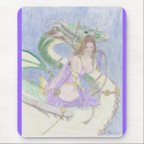 Dragon Chariot mousepads