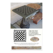 Dragon Chessboard posters