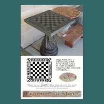 Dragon Chessboard posters