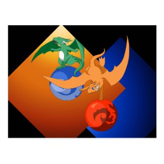 Dragon Circus Postcard