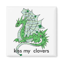 Dragon clover magnet by marcya7 Dragon clover magnet