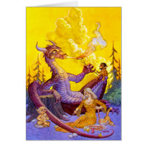 Dragon Cookout Card by geo_barr Dragon Cookout Card
