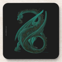 Dragon cork coasters