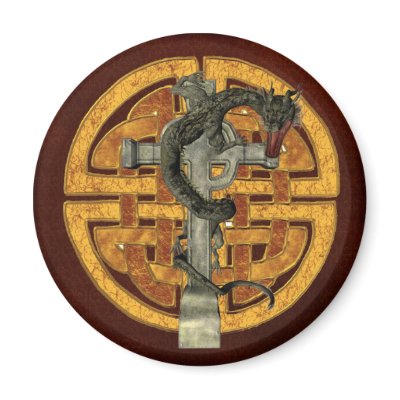 Dragon Cross magnet