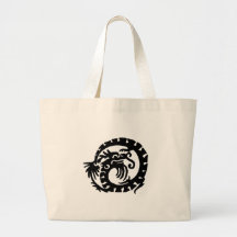 Dragon Curled into a  Circle Bag