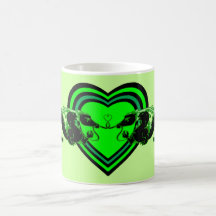 Dragon Dragon Black and Green Mug
