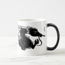 Dragon Dragon Black and White Mugs