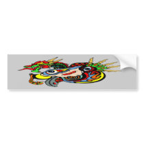Dragon Dreams bumper stickers by MindDesignGrafx Dragon Dreams bumper stickers