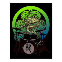 Dragon Drum 03 Postcard