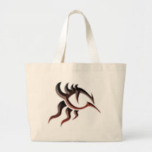 Dragon Eye Tat Canvas Bags