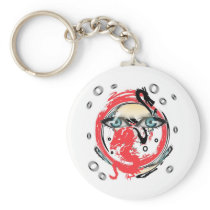 Dragon Eyes Keychain