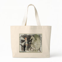 Dragon, Faery, Mystic Realms art Bag