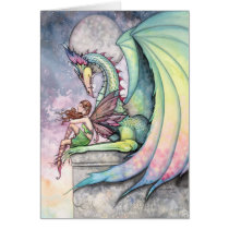 Dragon Fairy Card by Molly Harrison